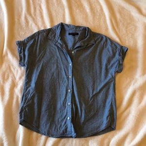 Banana Republic Chambray Button Up Small
